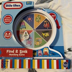 Brand new Little Tikes find & seek matching game learning toy Christmas gift